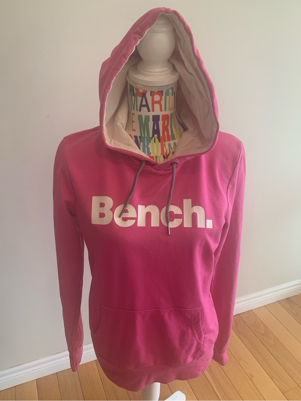 Bench Pink Hoodie with Kangaroo Pocket